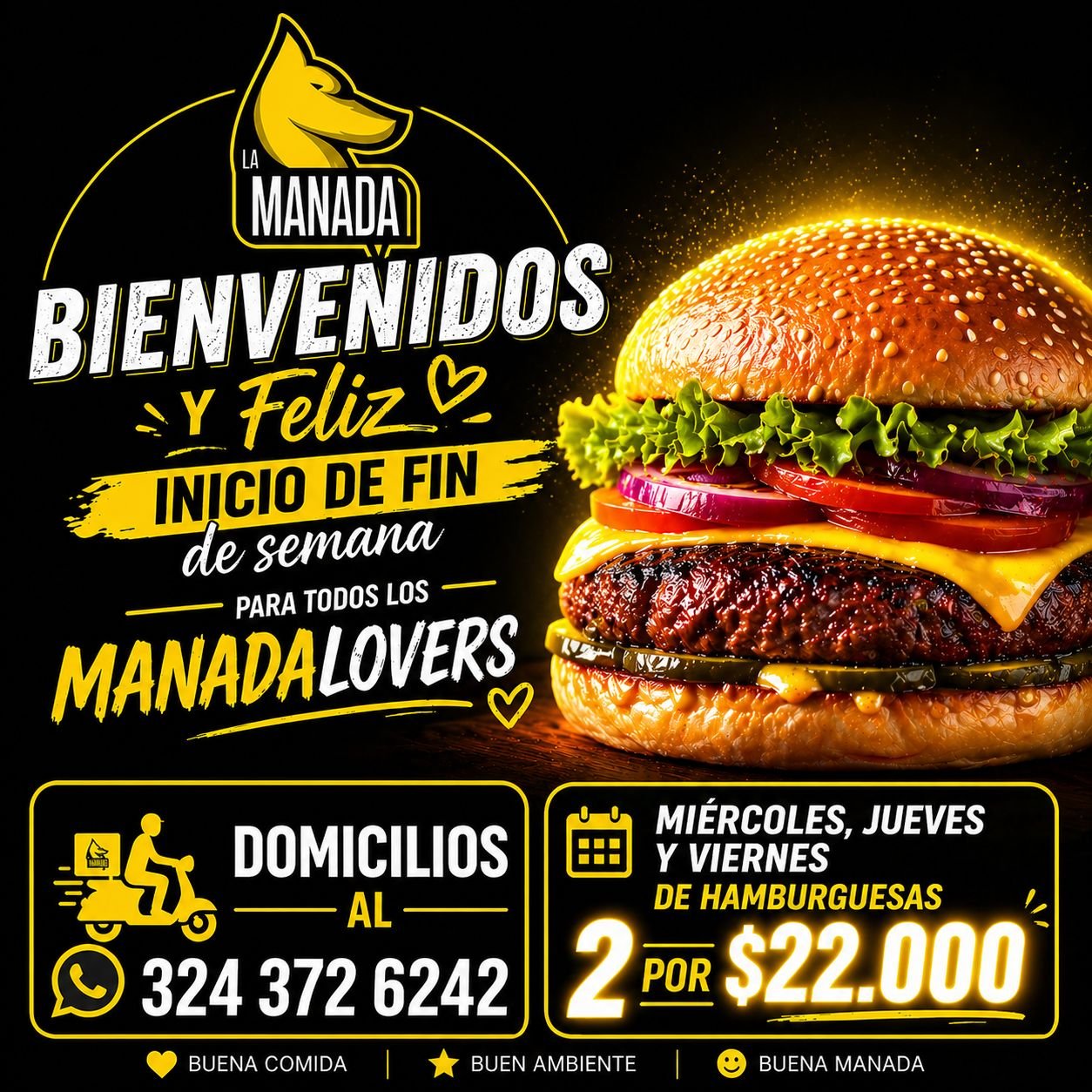 PROMO DE HAMBURGUESAS